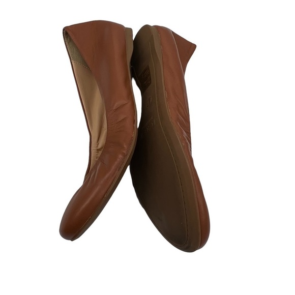 J. Crew Brown Ballet Flats Size 5 Women’s - Picture 6 of 10